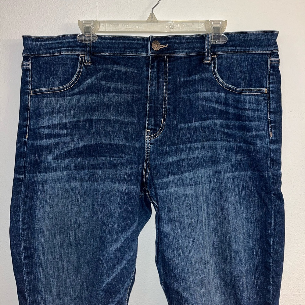 American Eagle jeans skinny raw hem 20